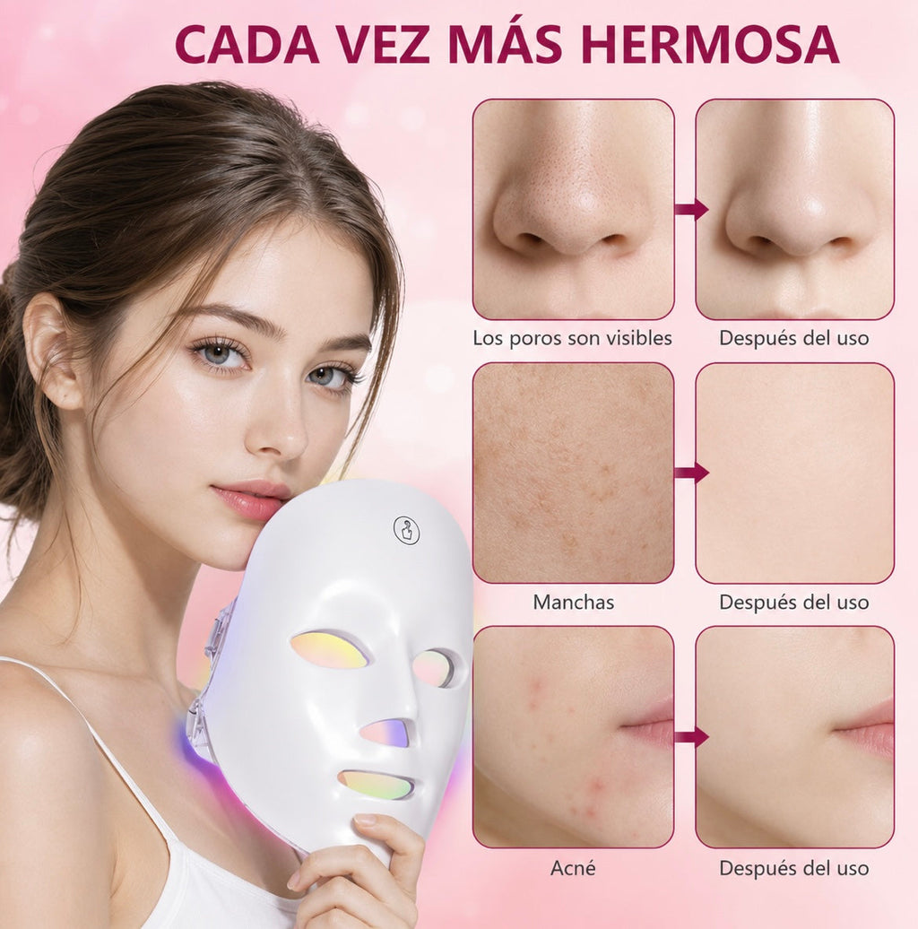 VIORÉ™ Rejuvenecimiento Facial LED 7 en 1