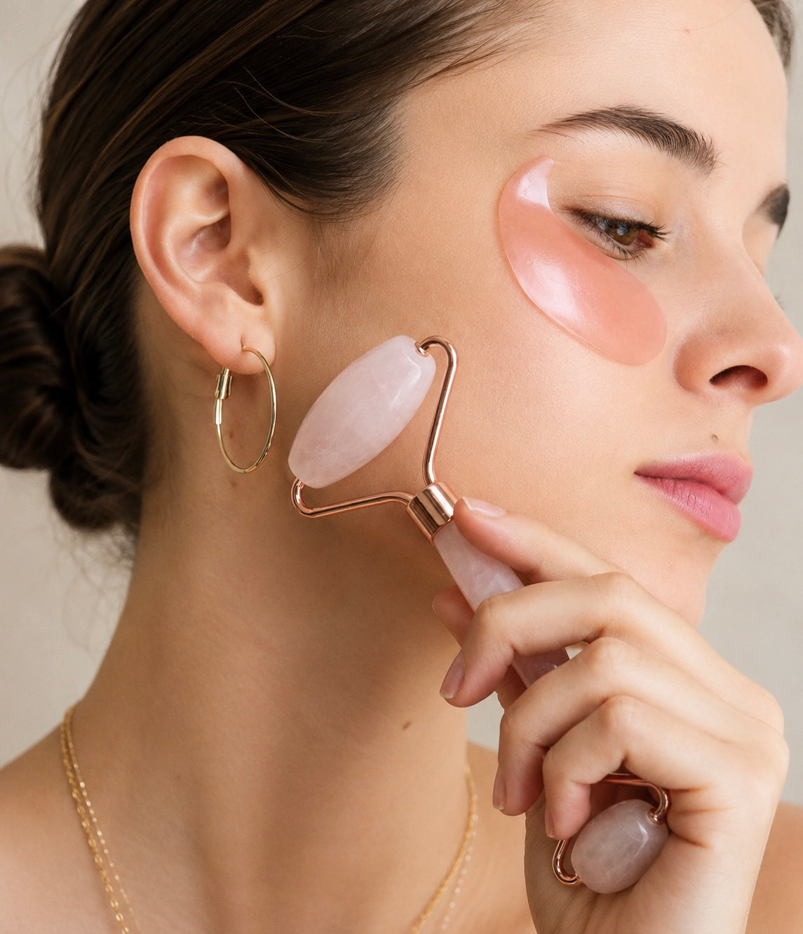 VIORÉ™ Kit Facial de Cuarzo Rosa