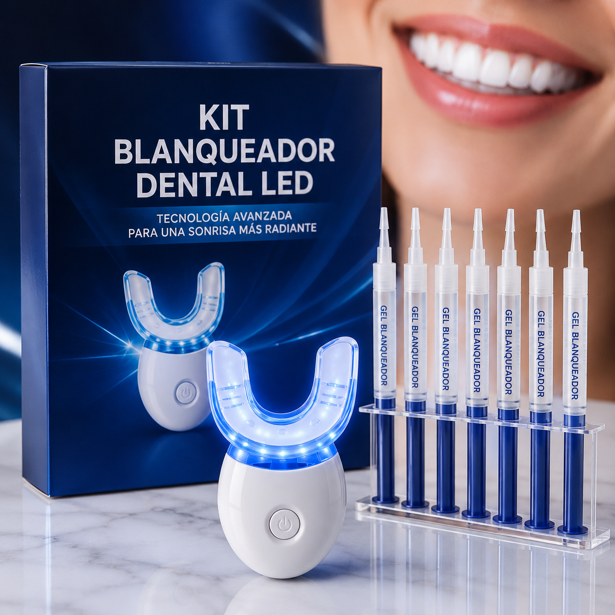 VIORÉ™ Kit Blanqueador Dental LED 7 en 1