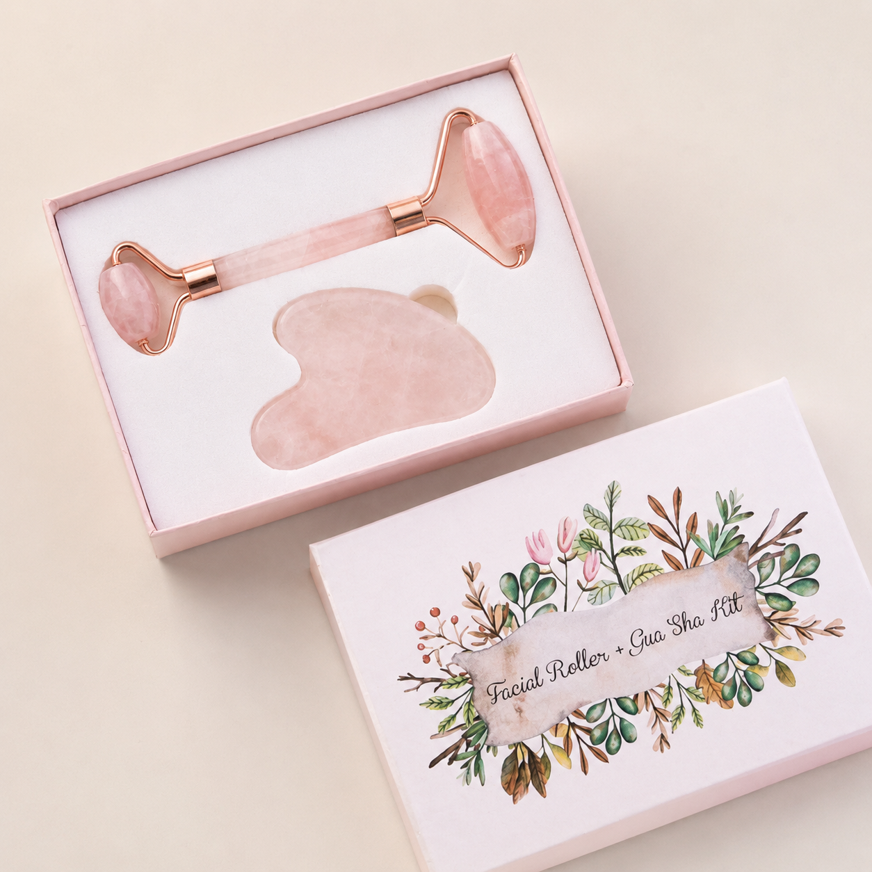VIORÉ™ Kit Facial de Cuarzo Rosa